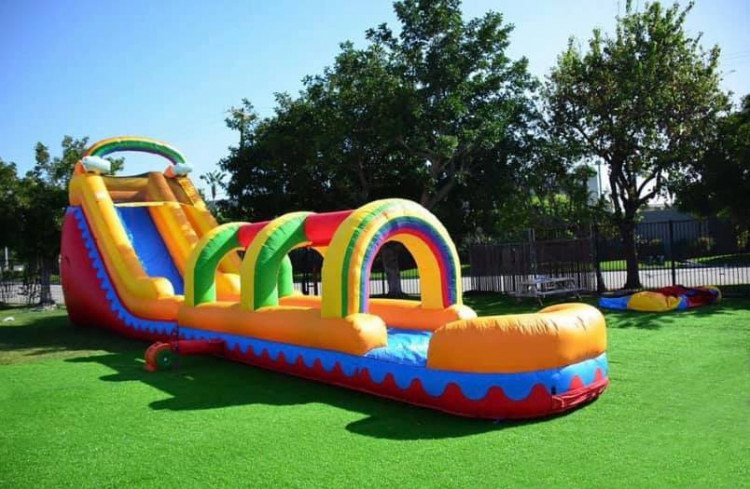 Water Slide with Slip and Slide