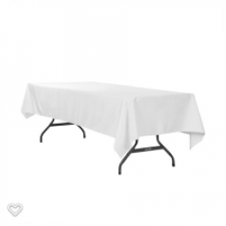 Rectangle Tablecloth White