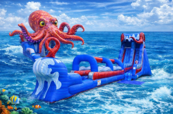 Ocean Battle with slip and slide